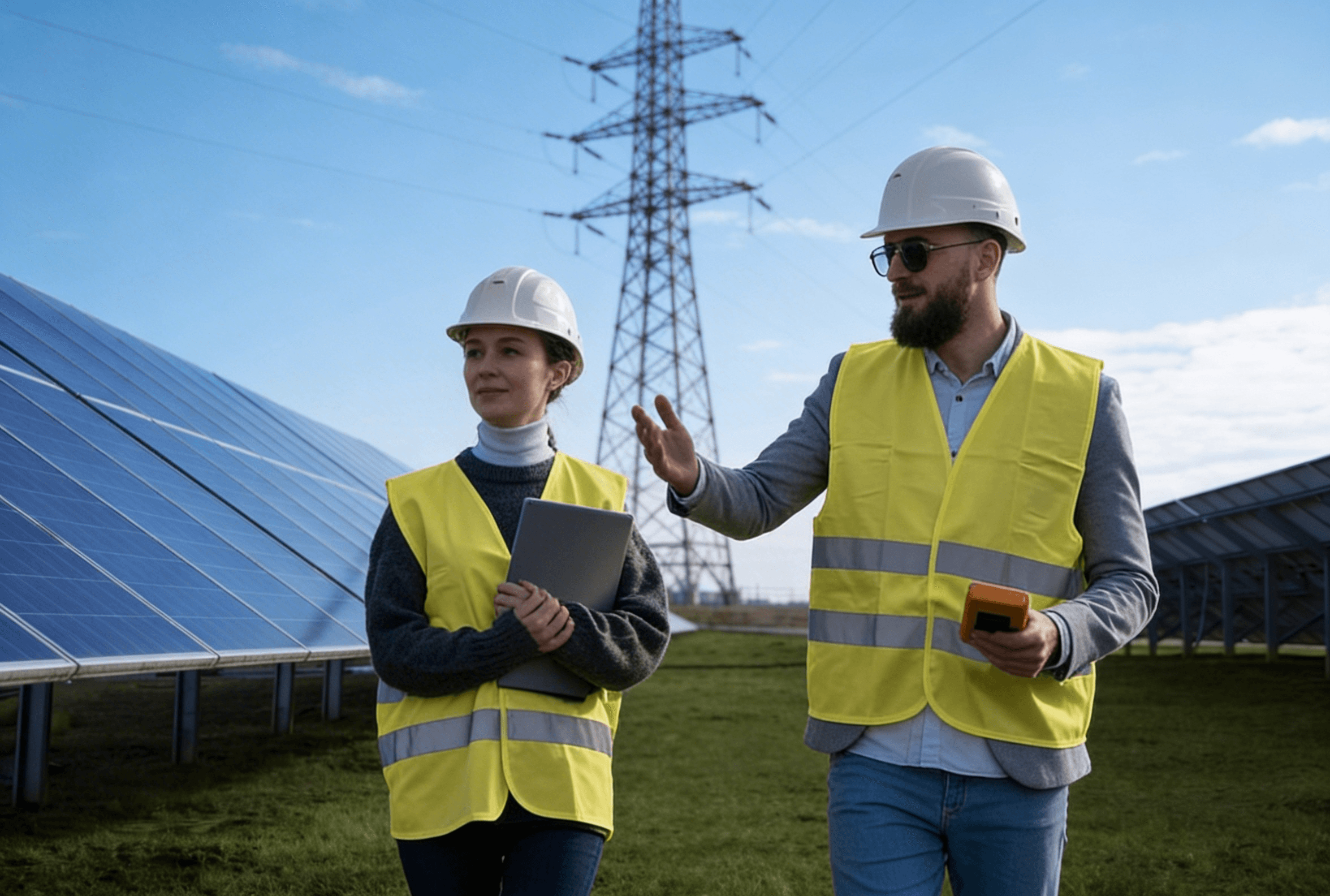 Techniciens sur site — énergie & maintenance