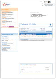 Document fournisseur EDF — contrat négocié 24 mois