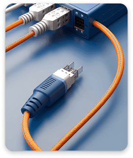 Câble réseau Ethernet pour l'internet d'entreprise